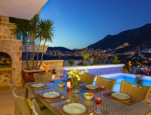Villa Bluewhite: Ruim familieparadijs met privézwembad vlakbij zee in Kalkan - thumbnail 5