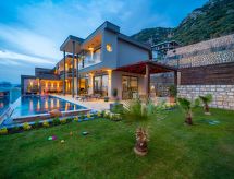 Moderne luxe villa met privézwembad en zeezicht in Kalkan, Turkije - thumbnail 2