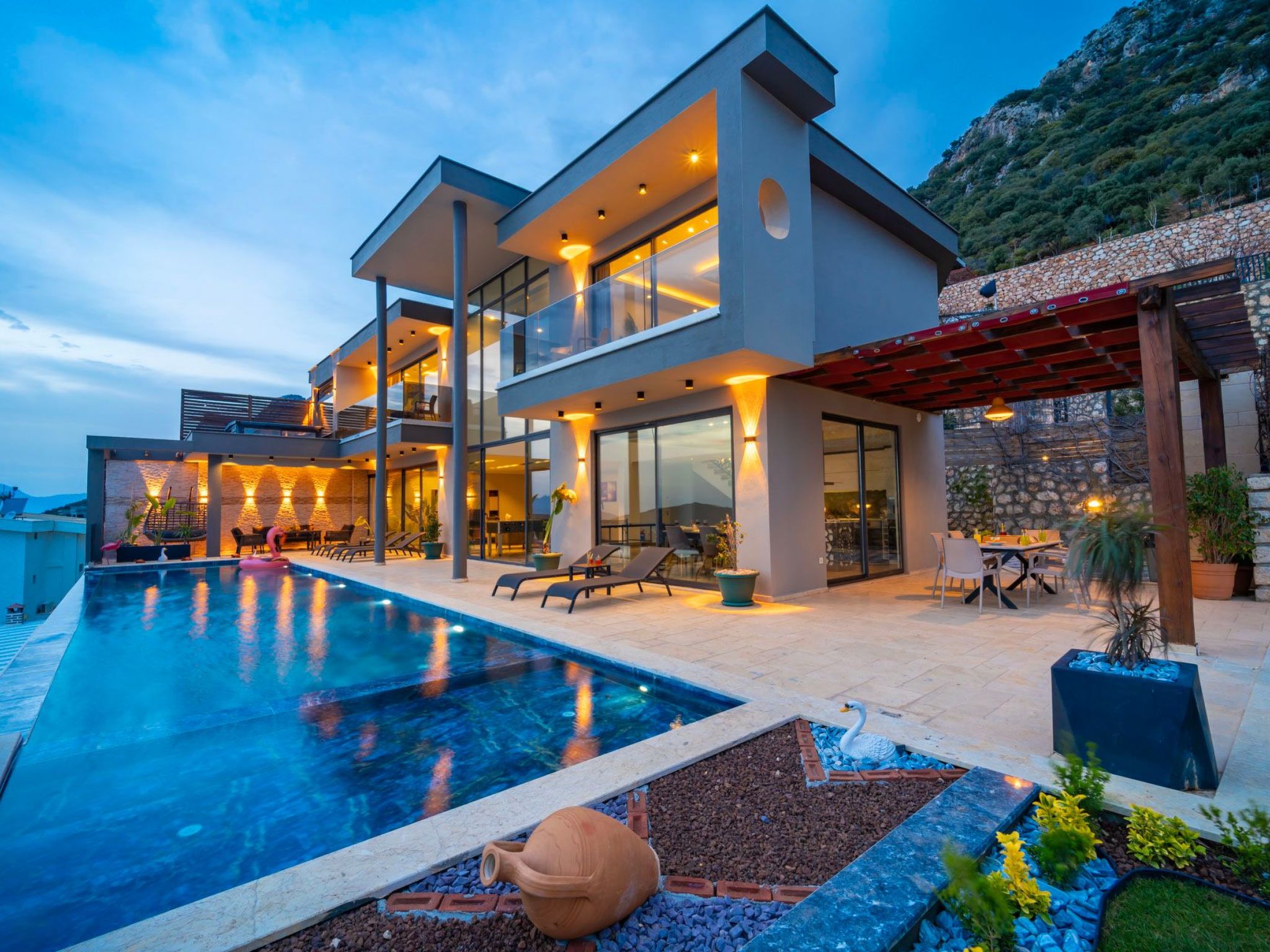 Moderne Luxusvilla mit Meerblick-Binnen