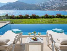 Luxe vrijstaande villa met privézwembad op 1 km van het strand in Kalkan - thumbnail 2