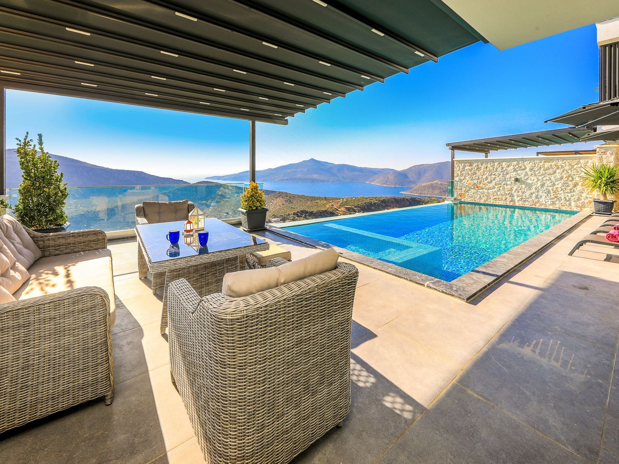 Moderne Luxusvilla für 6 Personen in Kalkan-Binnen