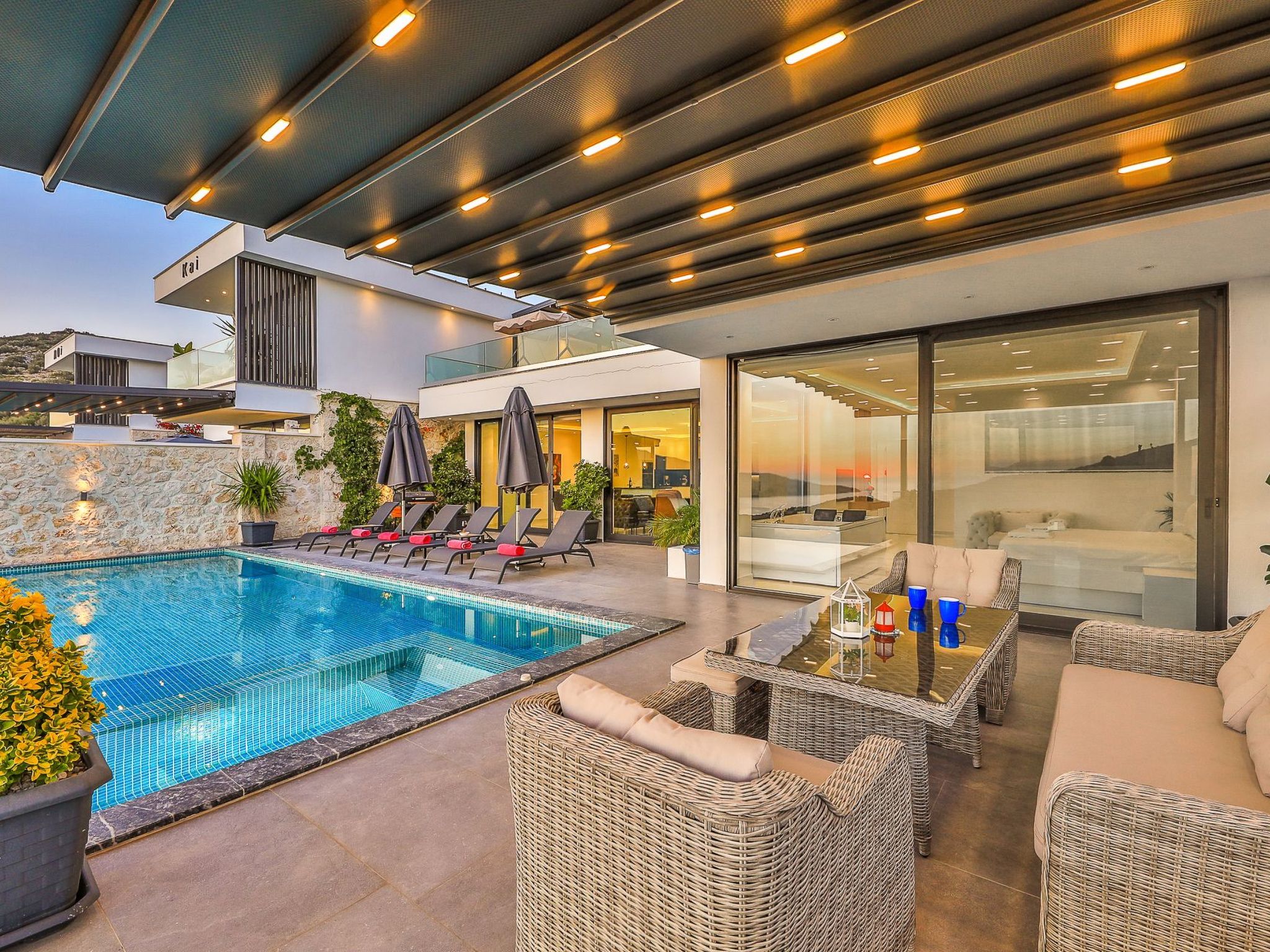 Moderne Luxusvilla für 6 Personen in Kalkan-Binnen