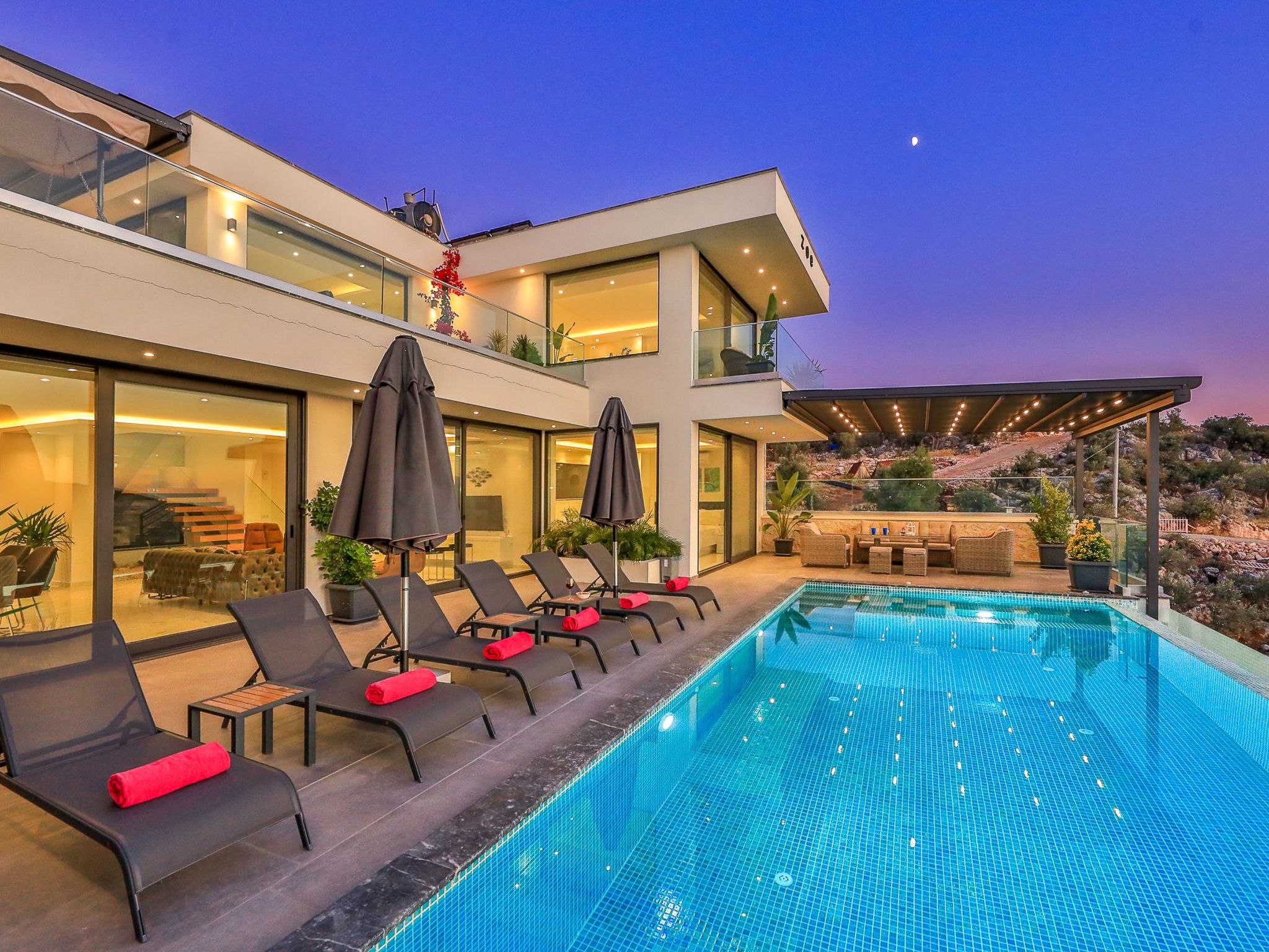 Moderne Luxusvilla für 6 Personen in Kalkan-Binnen