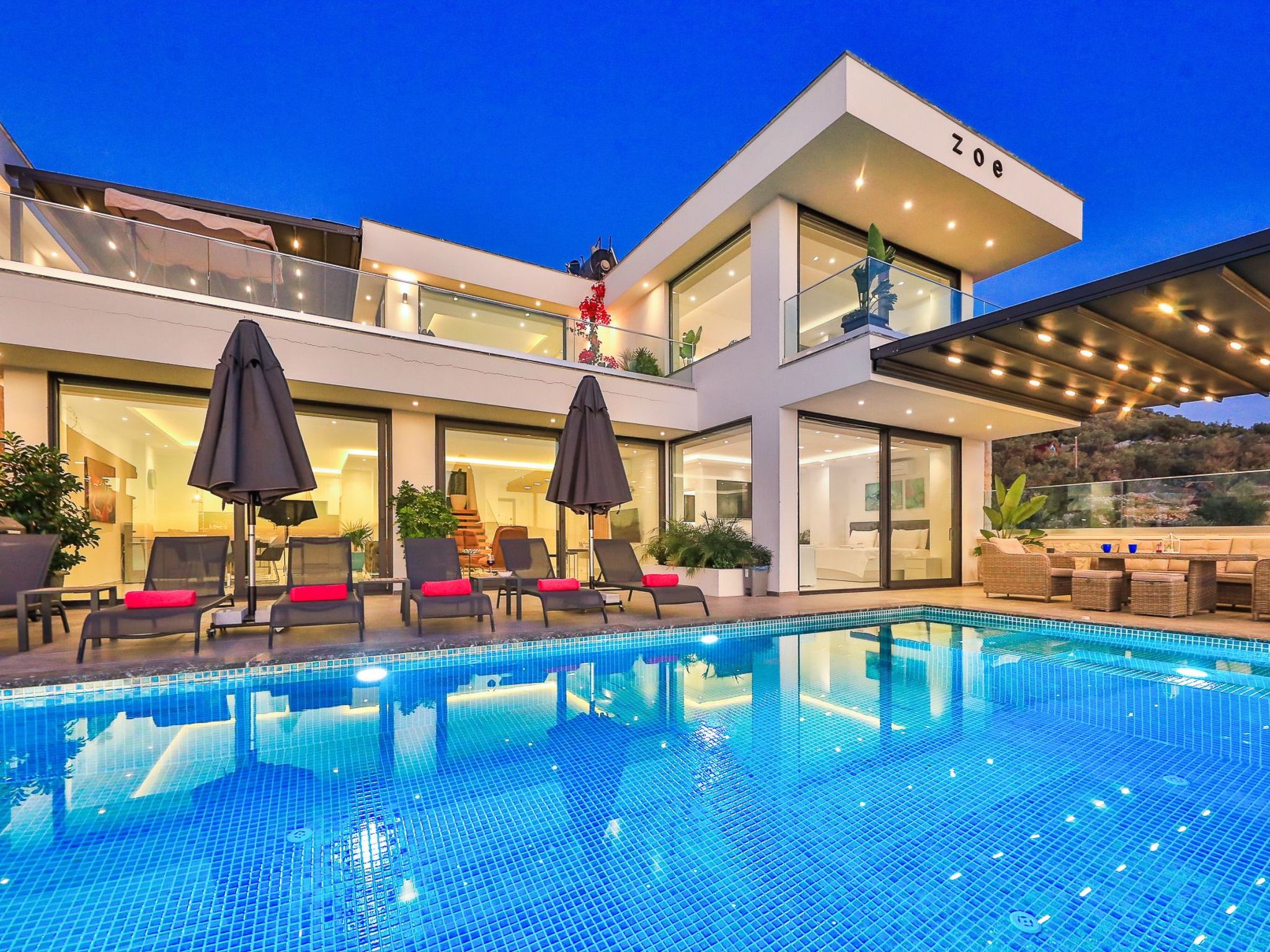 Moderne Luxusvilla für 6 Personen in Kalkan-Binnen