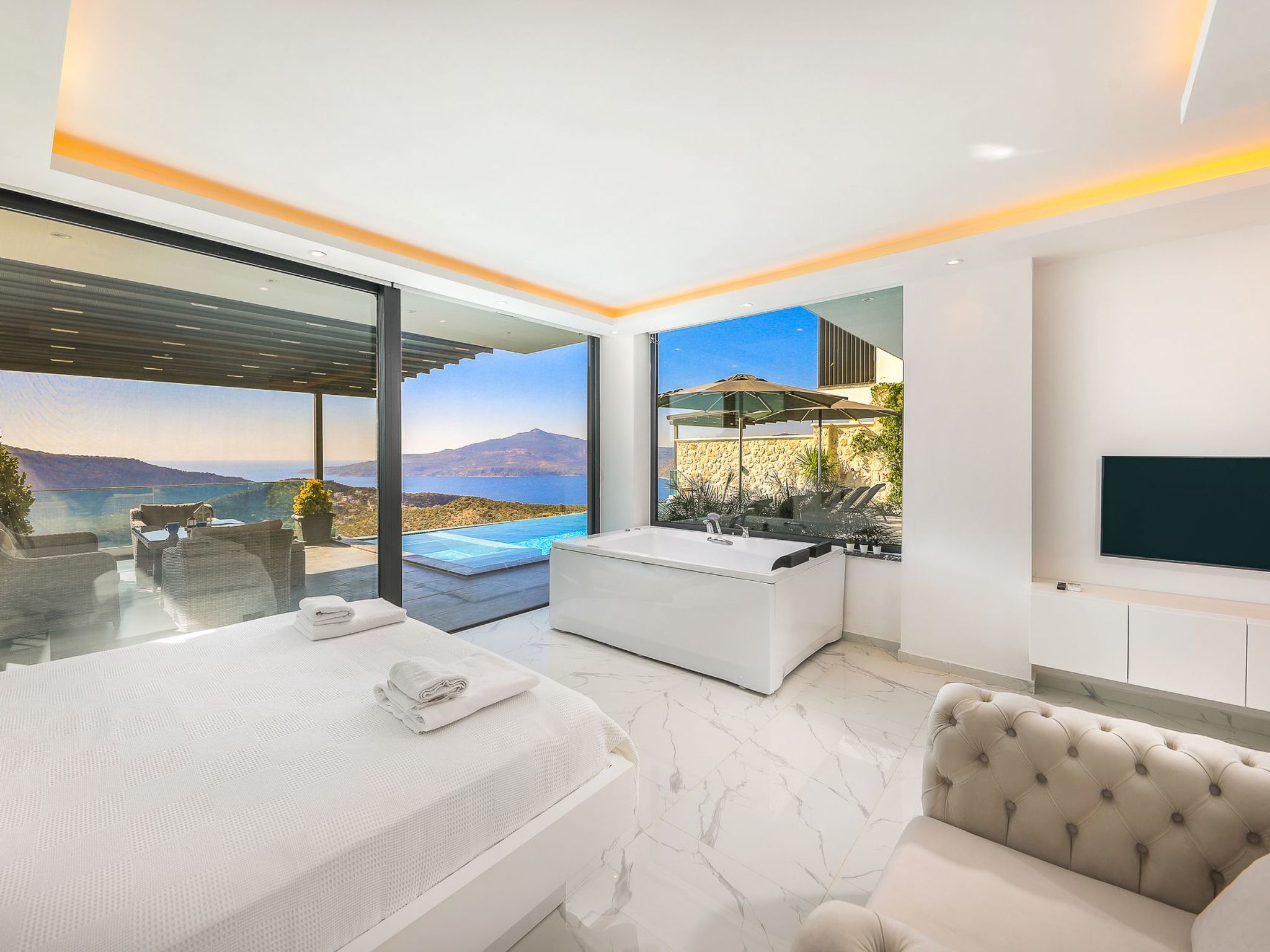 Moderne Luxusvilla für 6 Personen in Kalkan-Binnen