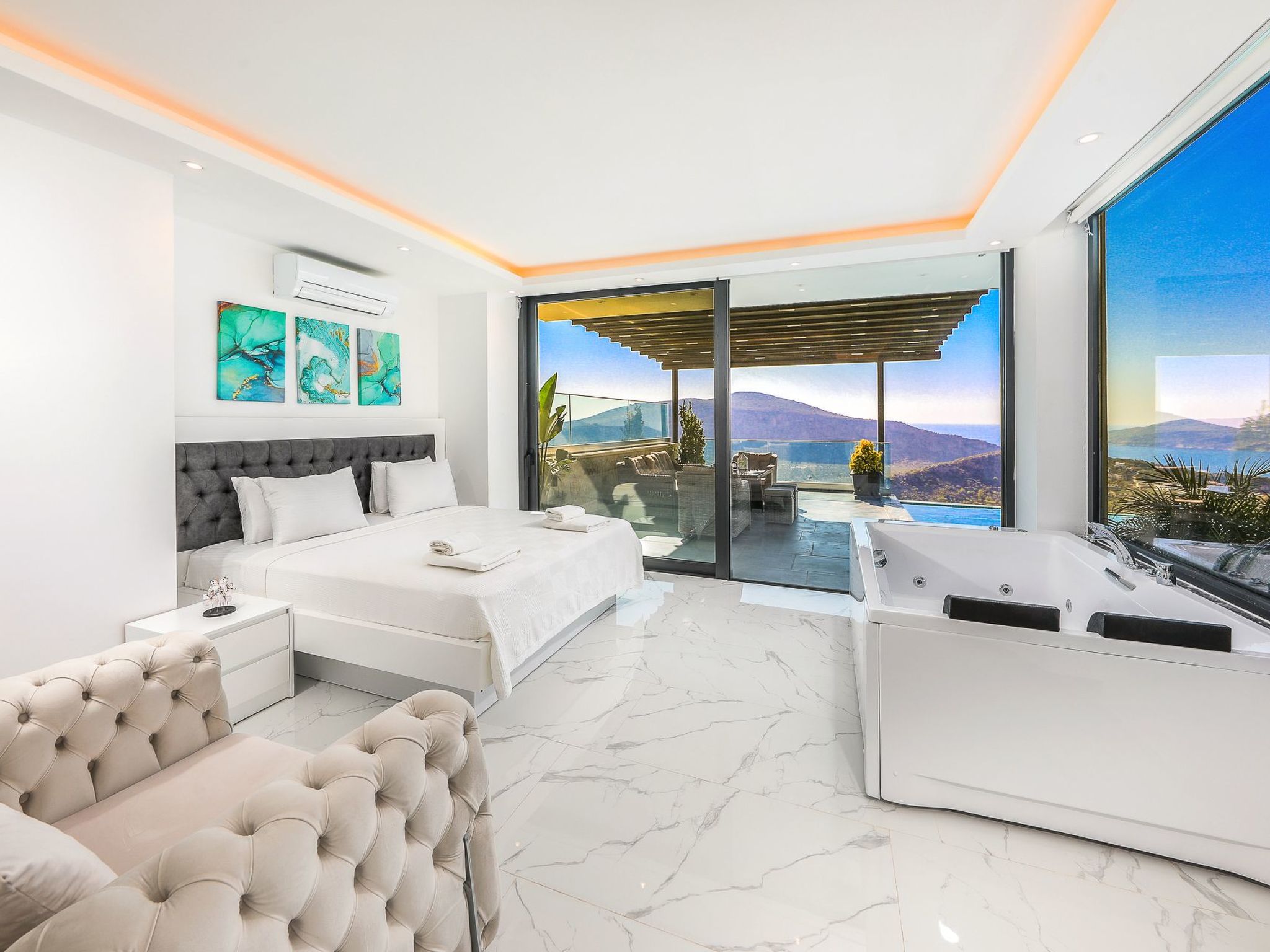 Moderne Luxusvilla für 6 Personen in Kalkan-Binnen