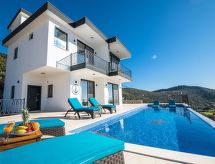 Villa Starline 1: Luxe vrijstaande villa met privézwembad en panoramisch zeezicht in Kalkan - thumbnail 1