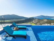 Villa Starline 1: Luxe vrijstaande villa met privézwembad en panoramisch zeezicht in Kalkan - thumbnail 4