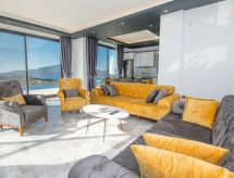 Villa Starline 1: Luxe vrijstaande villa met privézwembad en panoramisch zeezicht in Kalkan - thumbnail 6