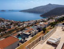 Villa Blueline: privézwembad en zeezicht in het hart van Kalkan - thumbnail 5