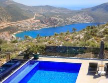 Exclusieve vrijstaande villa met privézwembad op 5 km van Kalkan centrum - thumbnail 4