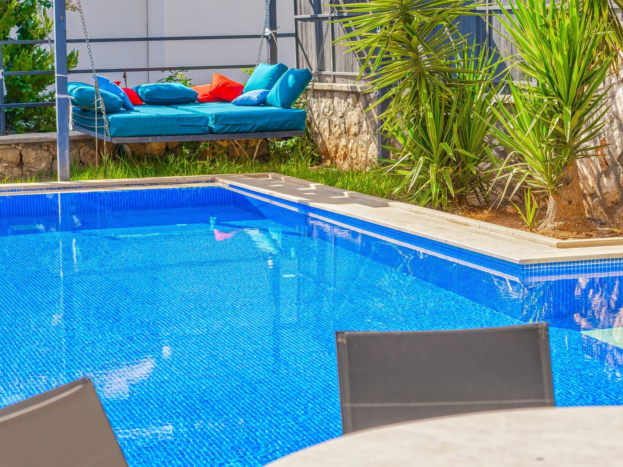 Villa in Kalkan nähe Zentrum und Meer für 8 P.-Binnen