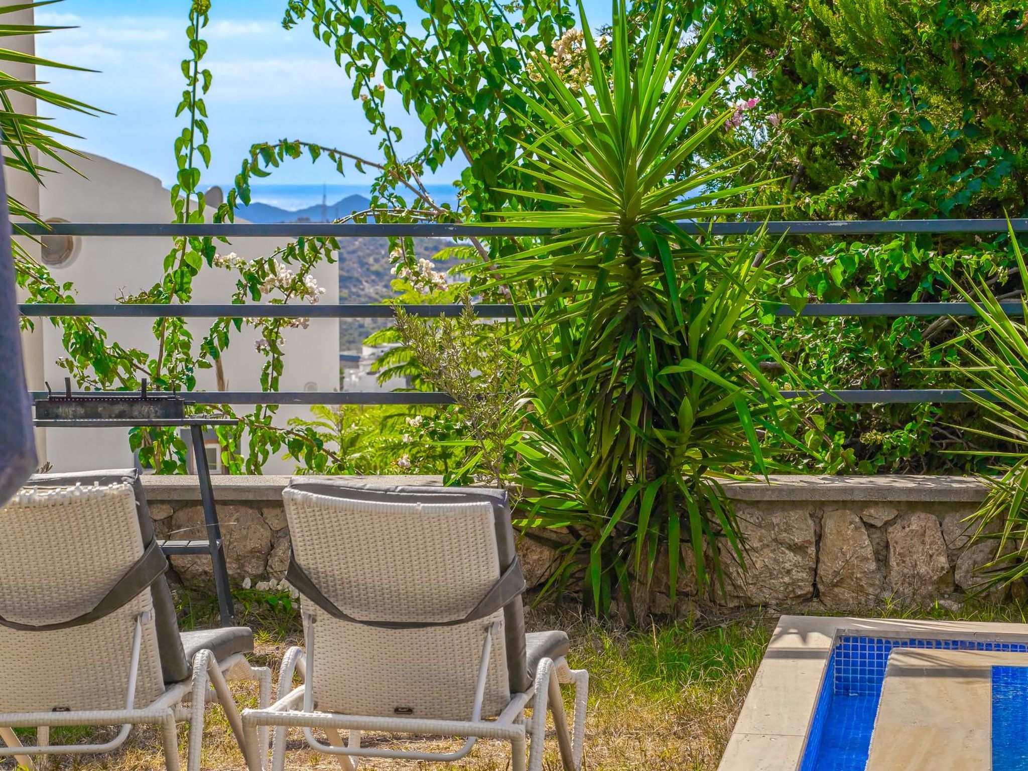 Villa in Kalkan nähe Zentrum und Meer für 8 P.-Binnen