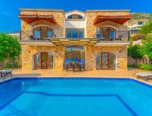 Authentieke natuurstenen villa voor 8 personen in het hart van Kalkan - thumbnail 1