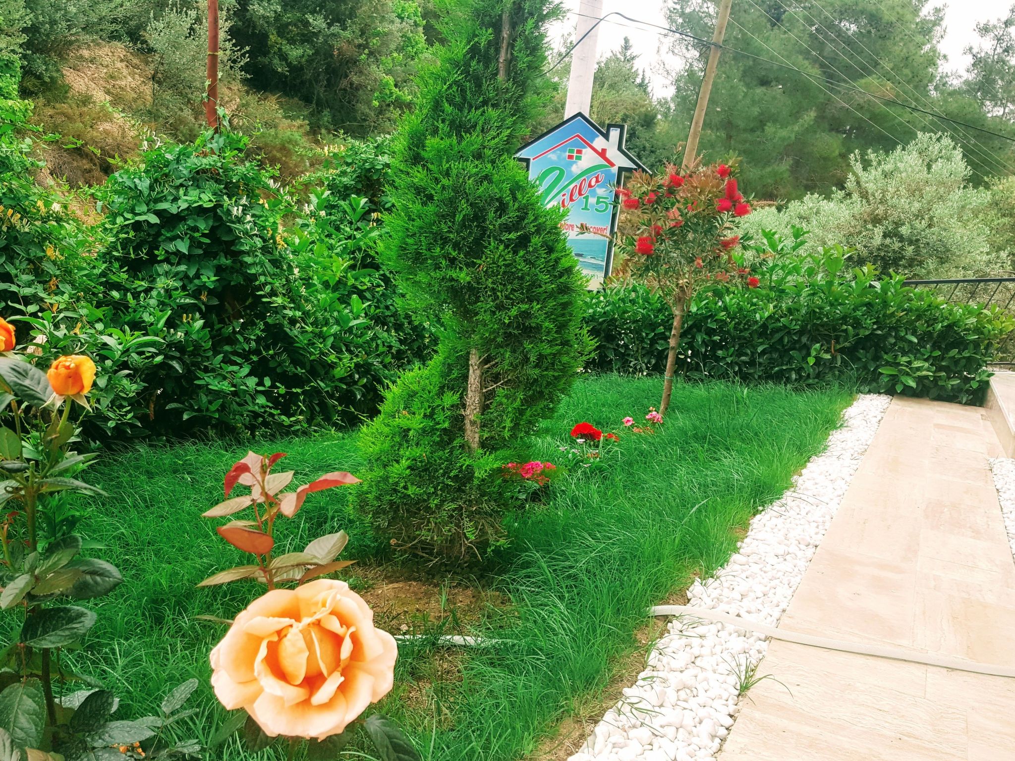 Berghütte mit eigenem Pool - Buiten