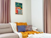 Modern appartement in Alanya centrum, vlakbij strand op 600 meter - thumbnail 2