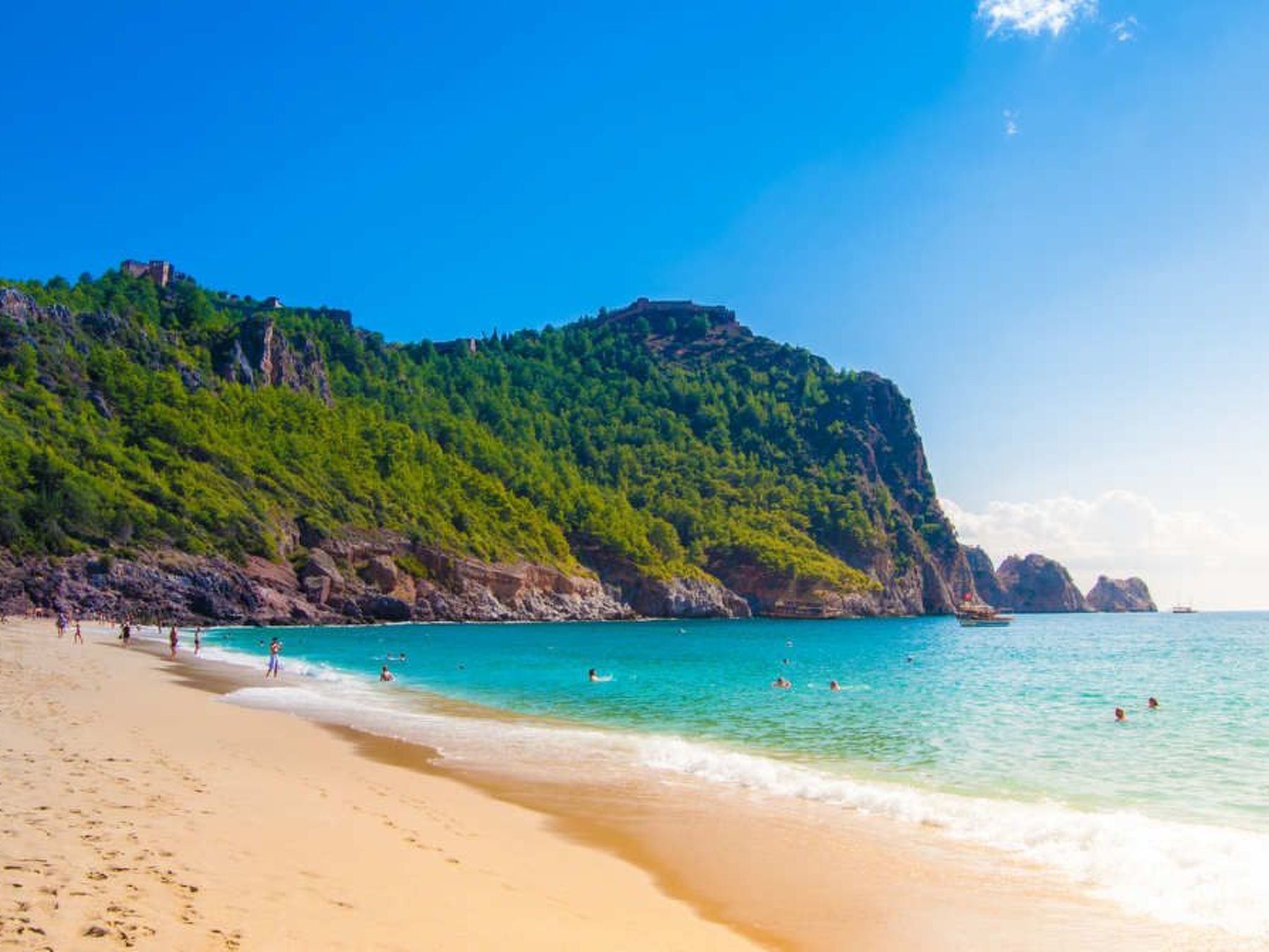 Ruim appartement in centrum Alanya, 450m van het strand - foto 19