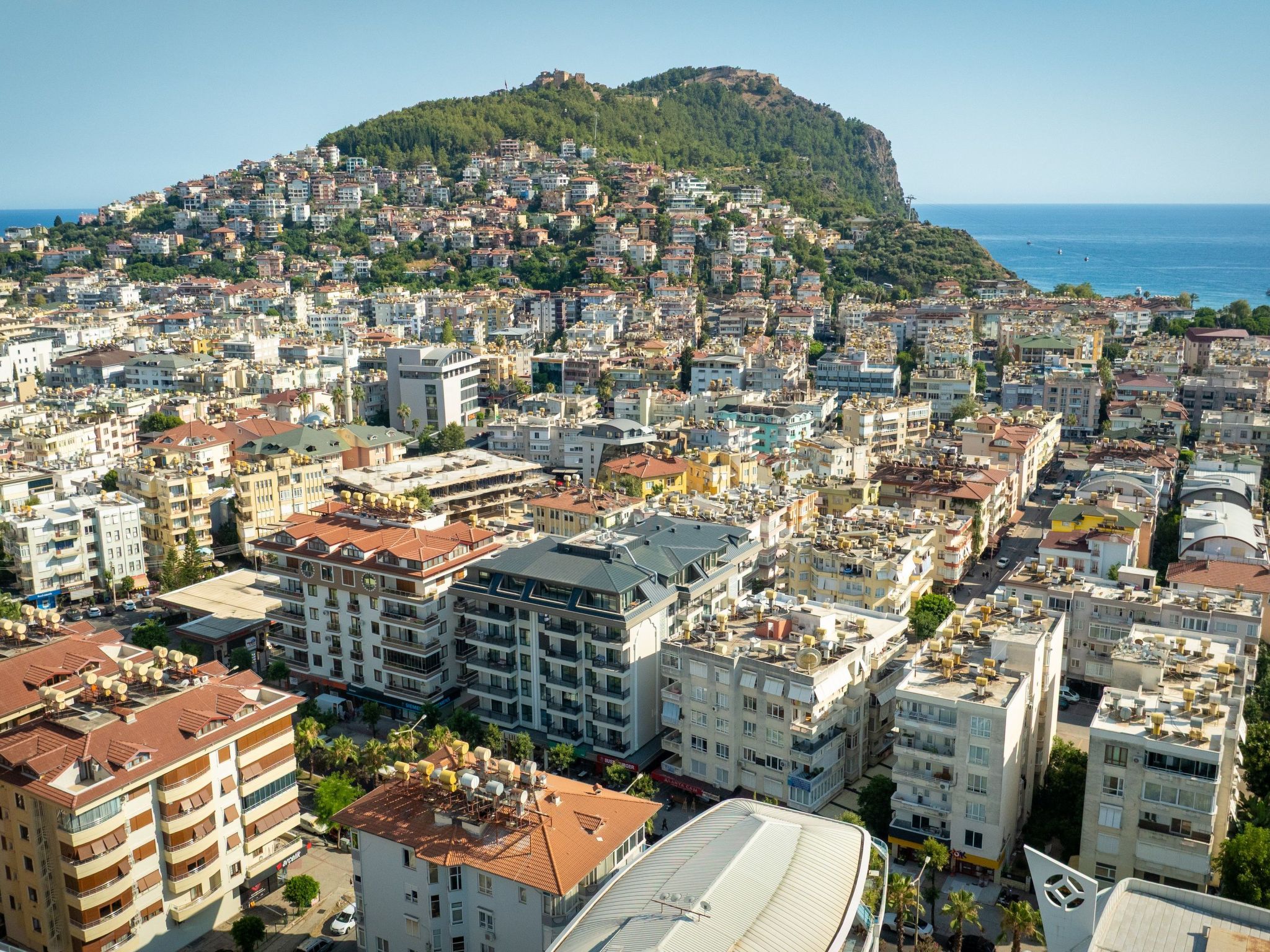 Ruim appartement in centrum Alanya, 450m van het strand - foto 22
