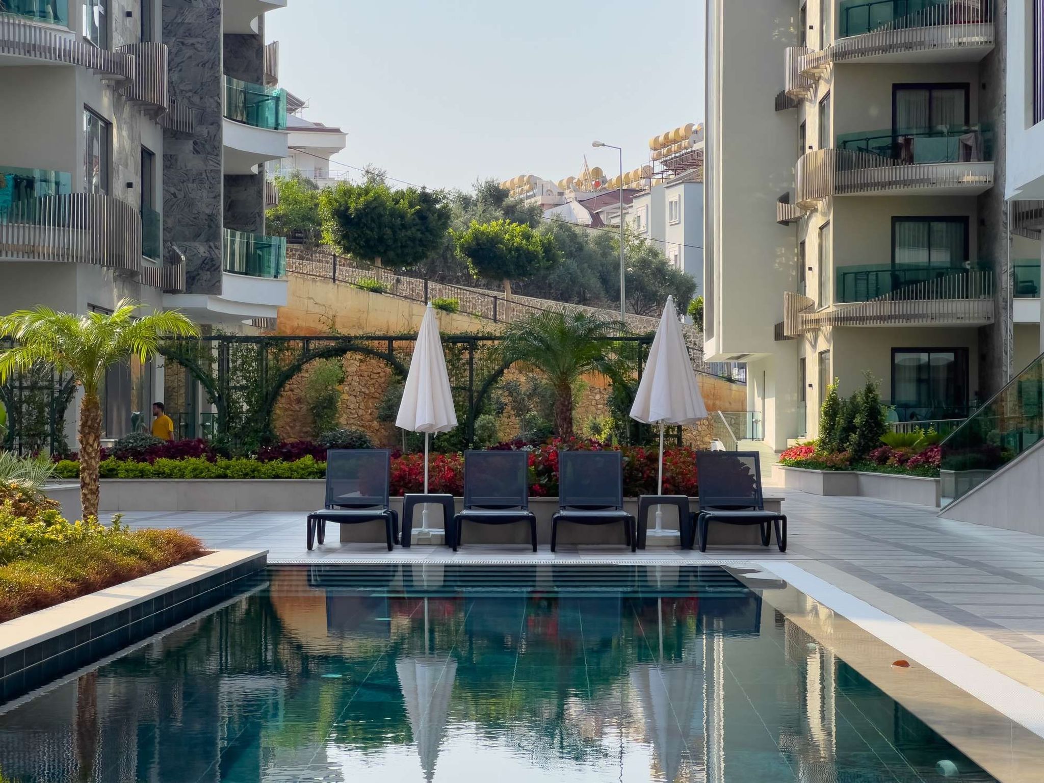 Modern appartement aan zee in Alanya met zwembad en sauna - foto 30