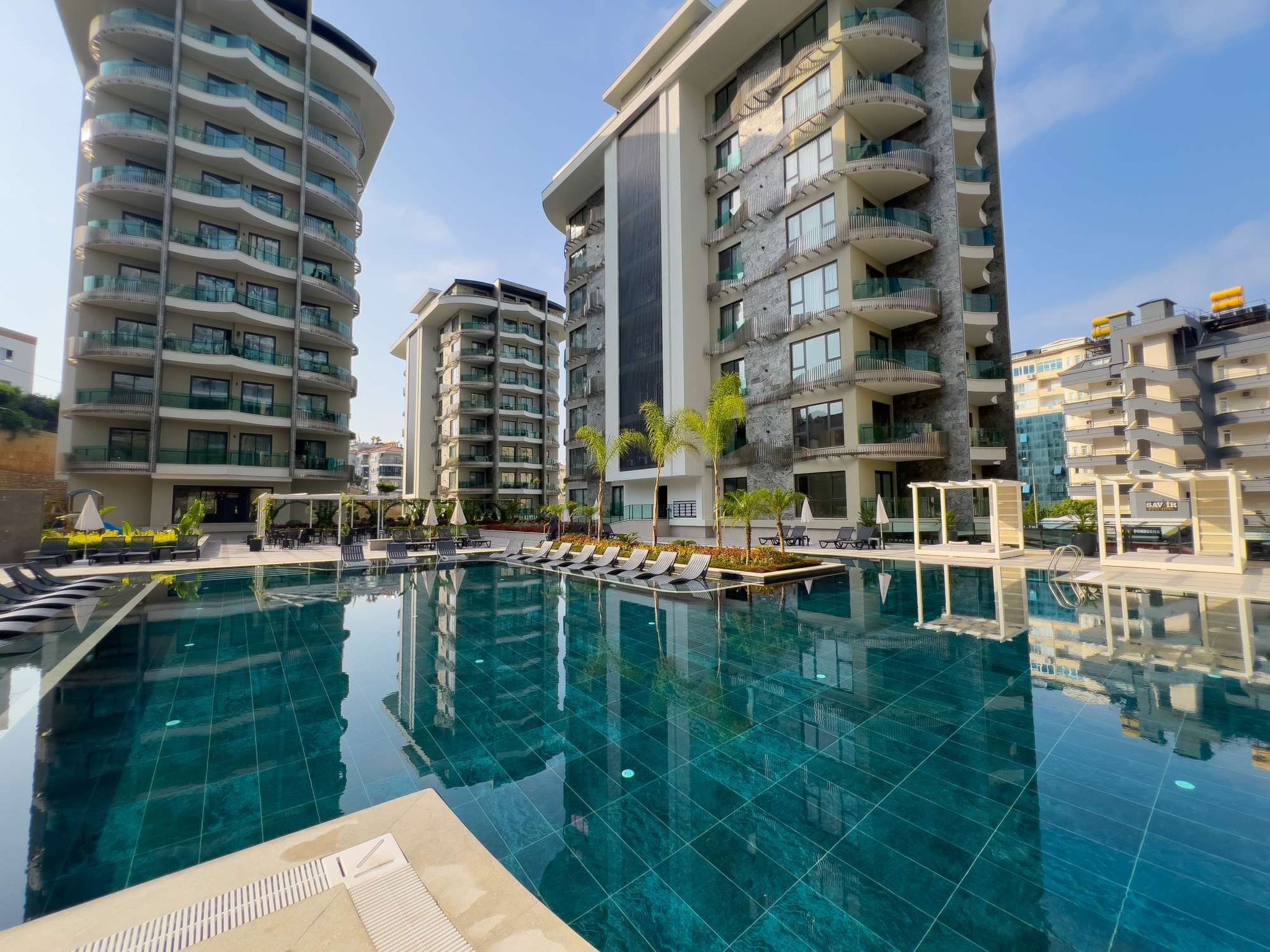 Modern appartement aan zee in Alanya met zwembad en sauna - foto 31
