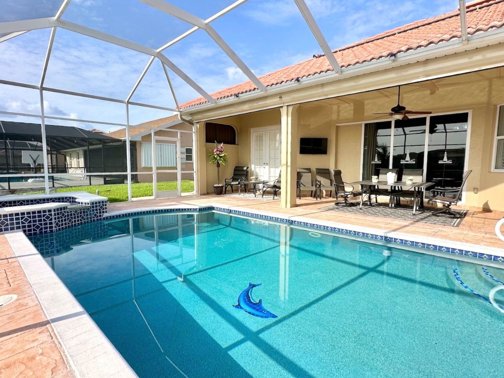 Ferienvilla "Cape Florida" mit privatem Pool — Pool Outdoor (2 of 44)