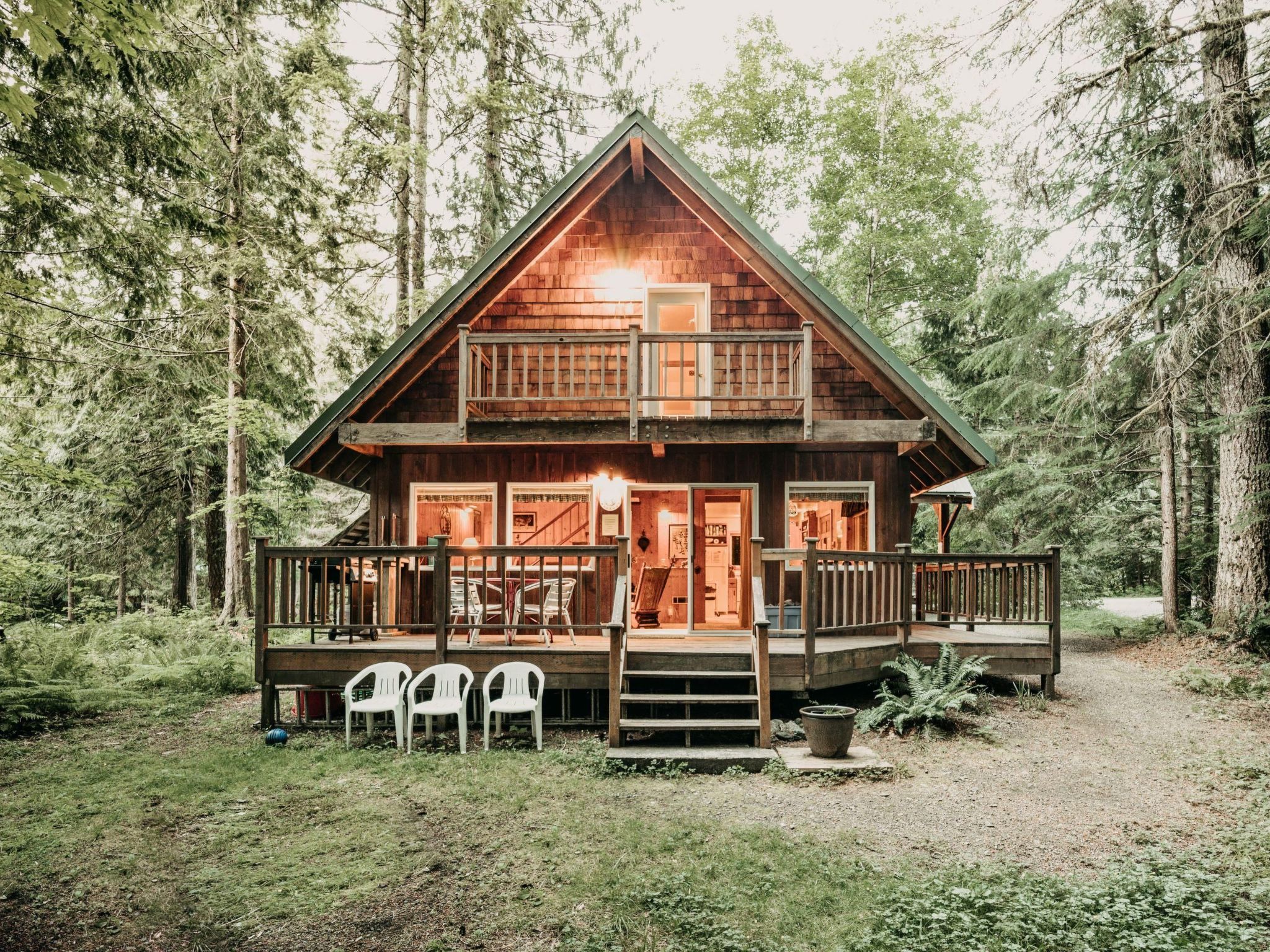 Hübsche Hütte mit Holzofen und haustierfreundlic — Terrace (1 of 18)