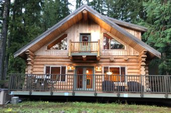 Holiday House Mt Baker Lodging 33sl Log Cabin Hot Tub