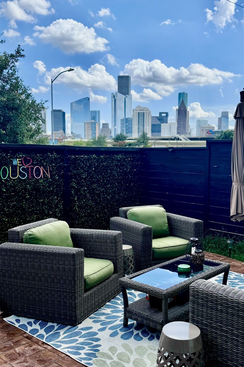 H-Town Trendy Retreat mit atemberaubendem Skyline-Blick